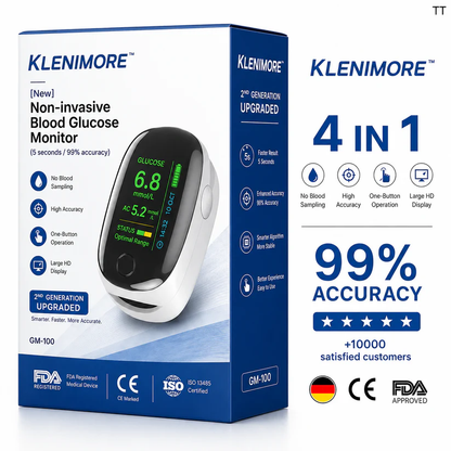 2026 Non-Invasive 5-Second Real-Time Metabolic Tracking Device – 99% Accuracy